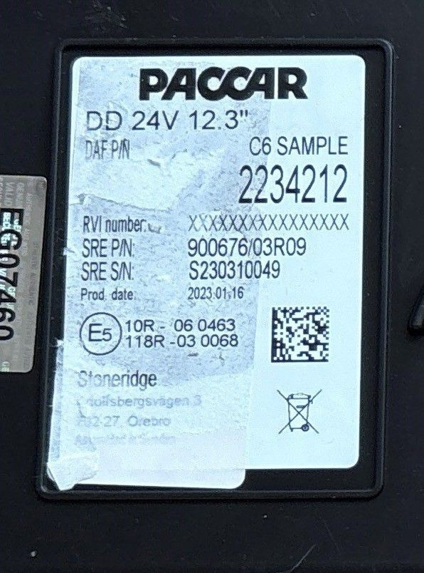 DAF XG COMBI-INSTRUMENT NIEUW - Табло за Камион: снимка 3 DAF XG COMBI-INSTRUMENT NIEUW - Табло за Камион: снимка 3