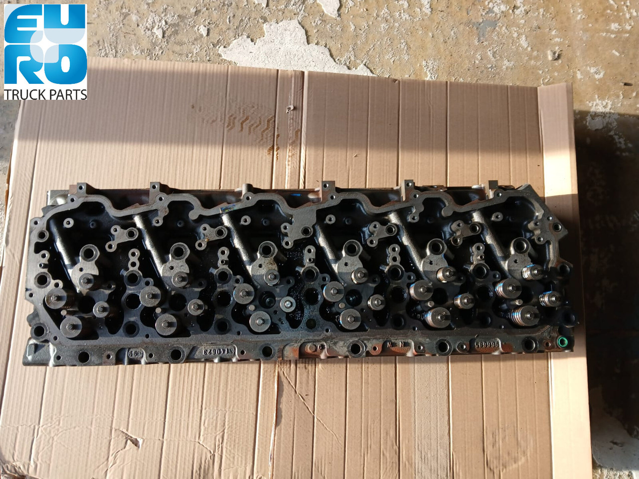 DAF XG CYLINDER HEAD ENGINE MX-13 USED + DEPOSIT - Глава на блока за Камион: снимка 1 DAF XG CYLINDER HEAD ENGINE MX-13 USED + DEPOSIT - Глава на блока за Камион: снимка 1