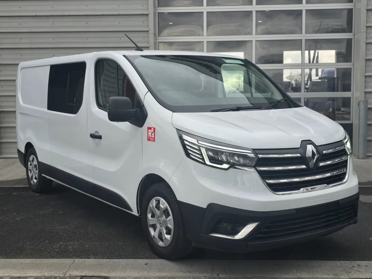2025 Renault Trafic E-Tech Crew Cab - Бус с двойна кабина: снимка 1 2025 Renault Trafic E-Tech Crew Cab - Бус с двойна кабина: снимка 1