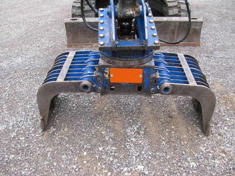 Мини багер Wacker Neuson EZ 80 z grajferjem: снимка 11