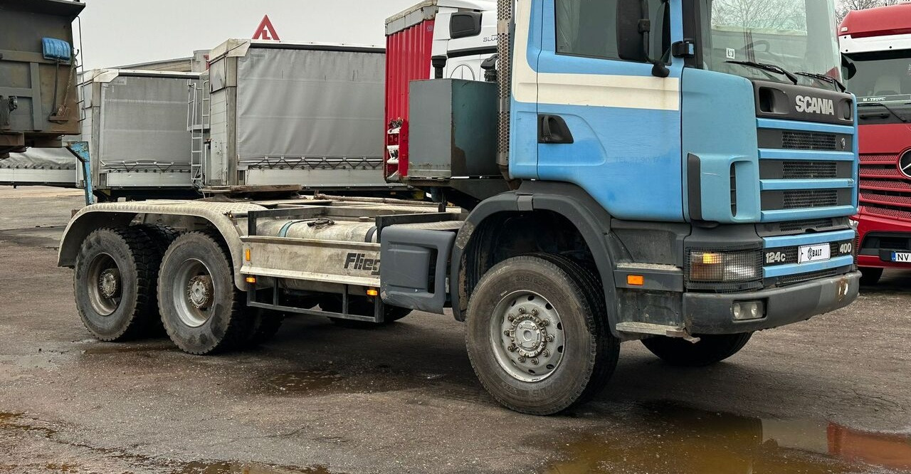 Scania 124C 6x6 steel - Влекач: снимка 1 Scania 124C 6x6 steel - Влекач: снимка 1