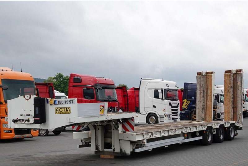 ACTM NACZEPA LAWETA / NISKOPODWOZIOWE / NAJAZDY HYDRAULICZNE / 13,6 M - Нискорамна площадка полуремарке: снимка 2 ACTM NACZEPA LAWETA / NISKOPODWOZIOWE / NAJAZDY HYDRAULICZNE / 13,6 M - Нискорамна площадка полуремарке: снимка 2