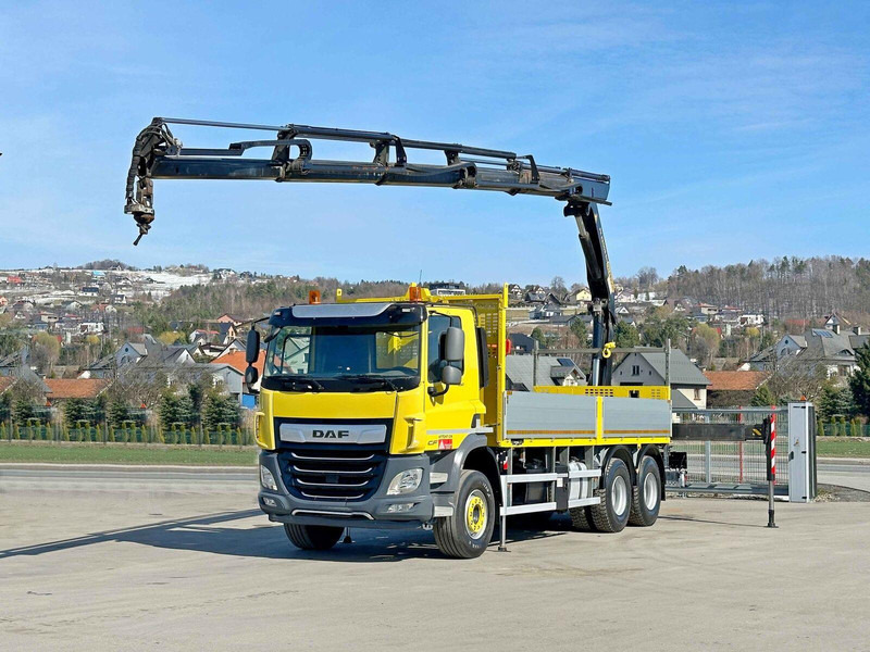 DAF CF 450 * PK 22002 - EH D + FUNK * 6x4 * TOP - Бордови камион, Камион с кран: снимка 2 DAF CF 450 * PK 22002 - EH D + FUNK * 6x4 * TOP - Бордови камион, Камион с кран: снимка 2