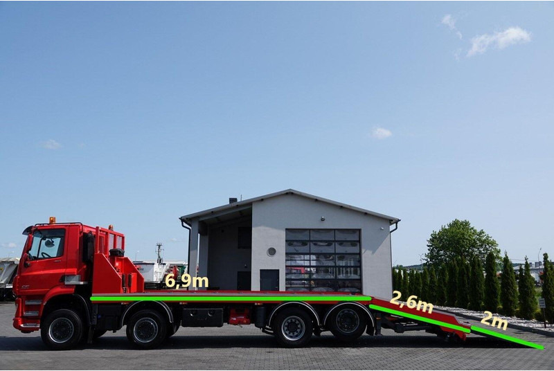DAF CF 460 / 8x2/  LAWETA / PLATFORMA / NAJAZDY HYDRAULICZNE / WYCIĄ - Камион пътна помощ: снимка 5 DAF CF 460 / 8x2/  LAWETA / PLATFORMA / NAJAZDY HYDRAULICZNE / WYCIĄ - Камион пътна помощ: снимка 5