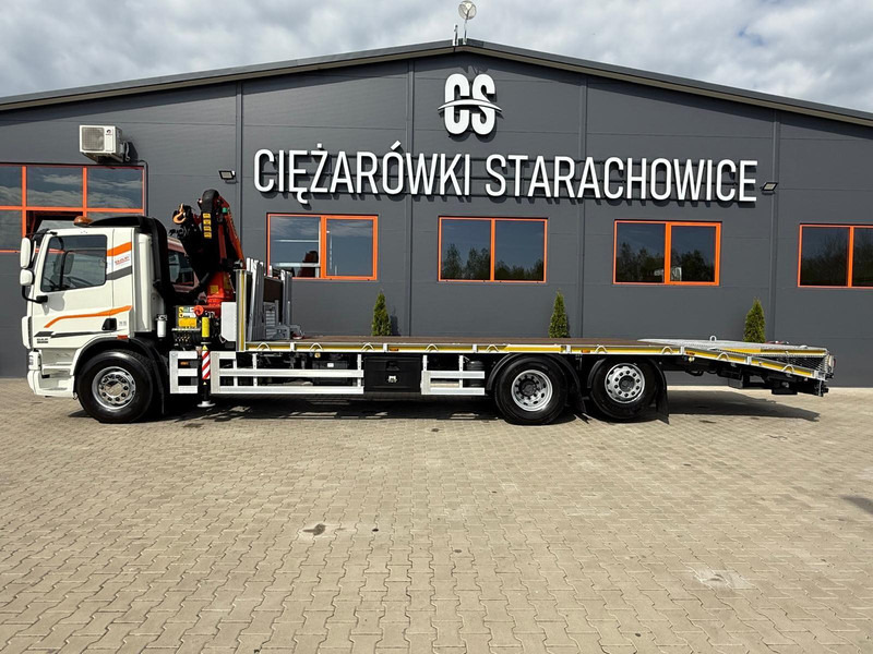 DAF CF 75.310 / E5 / 6x2 / laweta + żuraw PALFINGER PK 18002 EH / pl - Камион пътна помощ: снимка 4 DAF CF 75.310 / E5 / 6x2 / laweta + żuraw PALFINGER PK 18002 EH / pl - Камион пътна помощ: снимка 4