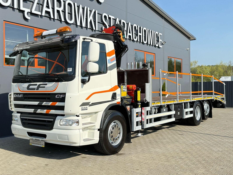DAF CF 75.310 / E5 / 6x2 / laweta + żuraw PALFINGER PK 18002 EH / pl - Камион пътна помощ: снимка 1 DAF CF 75.310 / E5 / 6x2 / laweta + żuraw PALFINGER PK 18002 EH / pl - Камион пътна помощ: снимка 1