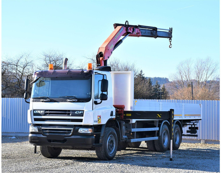 DAF CF 75.360 - Бордови камион, Камион с кран: снимка 2 DAF CF 75.360 - Бордови камион, Камион с кран: снимка 2