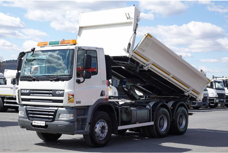 DAF CF 85.410 / 6X4 / WYWROTKA 2 STR / BORDMATIC / HYDROBURTA / MANU - Самосвал камион: снимка 1 DAF CF 85.410 / 6X4 / WYWROTKA 2 STR / BORDMATIC / HYDROBURTA / MANU - Самосвал камион: снимка 1