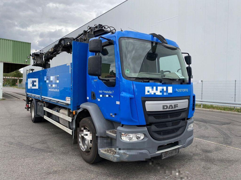 DAF LF 280 - Бордови камион, Камион с кран: снимка 2 DAF LF 280 - Бордови камион, Камион с кран: снимка 2