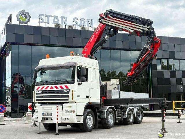 DAF XF 105.510 8x4 FASSI F800 XP Crane Fifth wheel - Бордови камион, Камион с кран: снимка 2 DAF XF 105.510 8x4 FASSI F800 XP Crane Fifth wheel - Бордови камион, Камион с кран: снимка 2