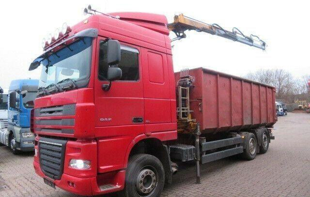 DAF XF105.410 6x2 Container + Crane - Мултилифт за контейнери камион: снимка 4 DAF XF105.410 6x2 Container + Crane - Мултилифт за контейнери камион: снимка 4