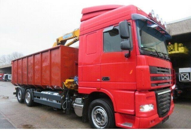 DAF XF105.410 6x2 Container + Crane - Мултилифт за контейнери камион: снимка 3 DAF XF105.410 6x2 Container + Crane - Мултилифт за контейнери камион: снимка 3