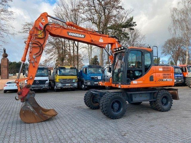 Doosan DX 160 W-3 - Колесен багер: снимка 1 Doosan DX 160 W-3 - Колесен багер: снимка 1