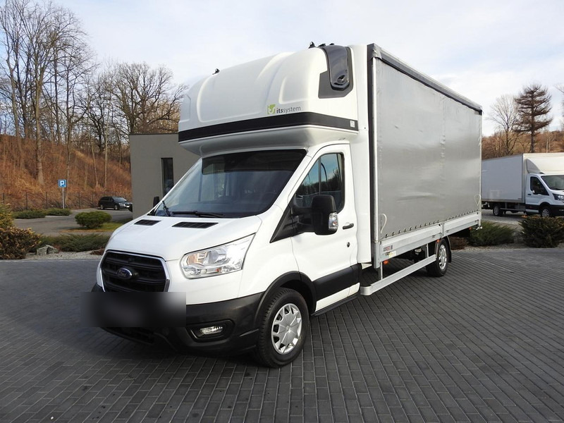 Брезентов бус Ford TRANSIT PLANDEKA 10 PALET WEBASTO TEMPOMAT KLIMATYZACJA LEDY 16: снимка 18