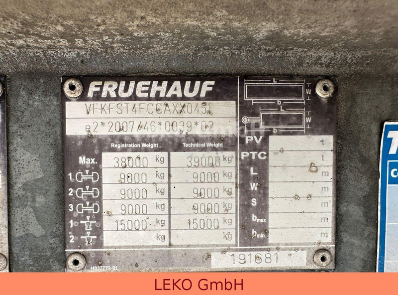 Рефрижератор полуремарке Fruehauf FST4FC: снимка 17