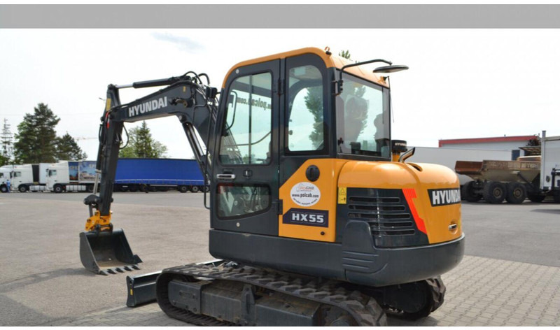 Hyundai HX55 Bager - Мини багер: снимка 1 Hyundai HX55 Bager - Мини багер: снимка 1