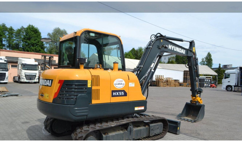 Hyundai HX55 Bager - Мини багер: снимка 4 Hyundai HX55 Bager - Мини багер: снимка 4
