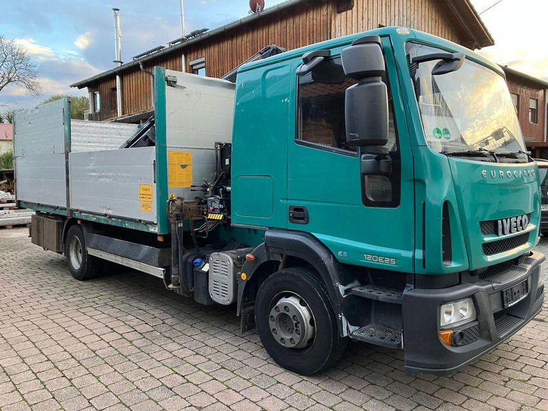 Iveco 120E25 M122 KRAN RETARDER 2xAHK KLIMA - Бордови камион, Камион с кран: снимка 1 Iveco 120E25 M122 KRAN RETARDER 2xAHK KLIMA - Бордови камион, Камион с кран: снимка 1