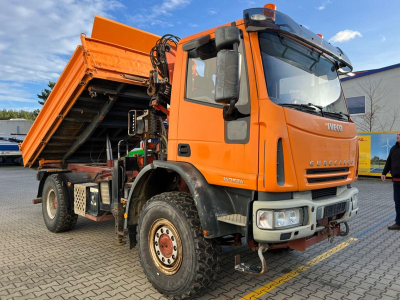 Iveco 140 E 24 4x4 + Atlas AK 65.2 A1 - Самосвал камион, Камион с кран: снимка 3 Iveco 140 E 24 4x4 + Atlas AK 65.2 A1 - Самосвал камион, Камион с кран: снимка 3