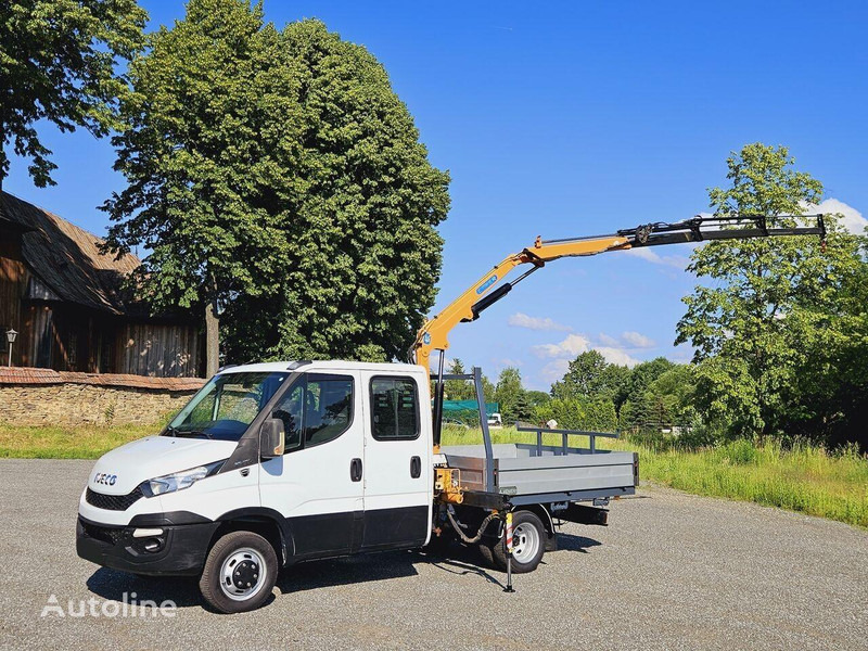 Iveco Daily 35c-15 Doka flatbed + crane Effer - Бордови бус, Бус с двойна кабина: снимка 4 Iveco Daily 35c-15 Doka flatbed + crane Effer - Бордови бус, Бус с двойна кабина: снимка 4