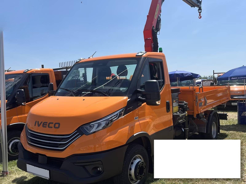 Iveco Daily 70C18H - Flatbed+crane - Бордови камион, Камион с кран: снимка 1 Iveco Daily 70C18H - Flatbed+crane - Бордови камион, Камион с кран: снимка 1