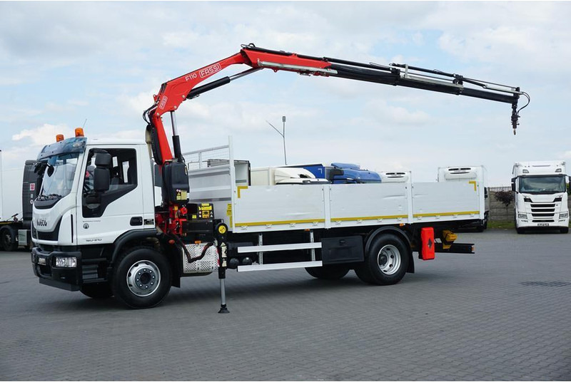 Iveco EUROCARGO / 160-21 / SKRZYNIOWY + HDS / FASSI F110 / ROTATOR / P - Бордови камион, Камион с кран: снимка 4 Iveco EUROCARGO / 160-21 / SKRZYNIOWY + HDS / FASSI F110 / ROTATOR / P - Бордови камион, Камион с кран: снимка 4