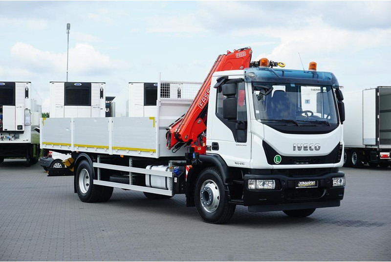 Iveco EUROCARGO / 160-21 / SKRZYNIOWY + HDS / FASSI F110 / ROTATOR / P - Бордови камион, Камион с кран: снимка 3 Iveco EUROCARGO / 160-21 / SKRZYNIOWY + HDS / FASSI F110 / ROTATOR / P - Бордови камион, Камион с кран: снимка 3
