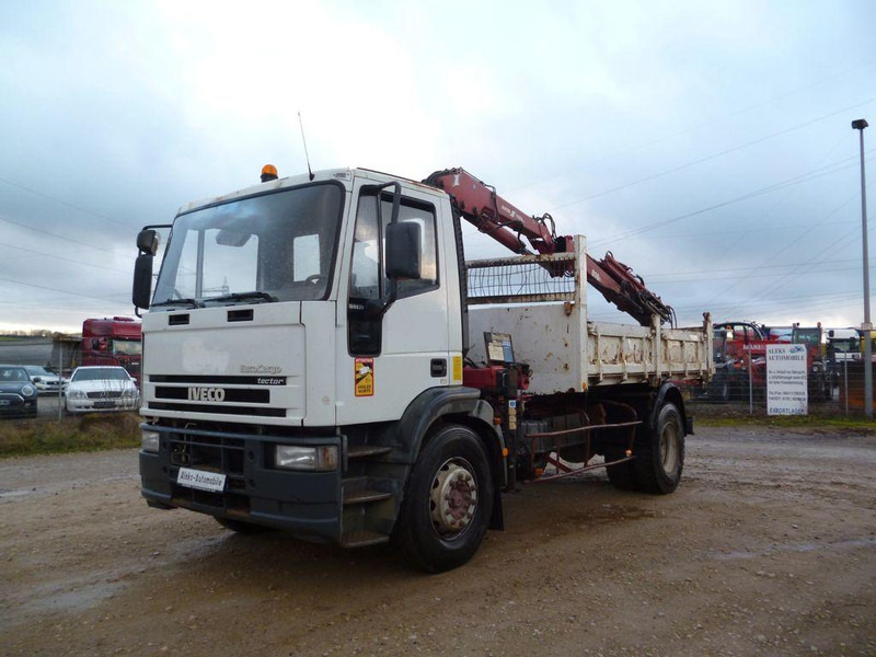 Iveco Eurocargo 180E24 - Самосвал камион, Камион с кран: снимка 1 Iveco Eurocargo 180E24 - Самосвал камион, Камион с кран: снимка 1