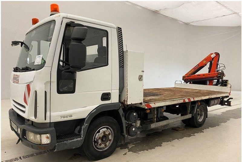 Iveco Eurocargo 75E18 - Бордови камион, Камион с кран: снимка 1 Iveco Eurocargo 75E18 - Бордови камион, Камион с кран: снимка 1