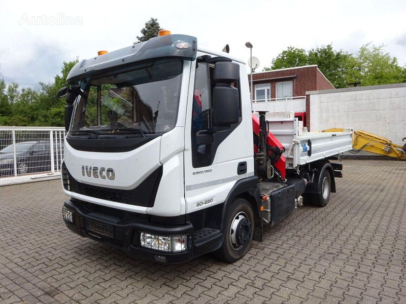 Iveco Eurocargo 80-220 Tipper + crane - Самосвал камион, Камион с кран: снимка 4 Iveco Eurocargo 80-220 Tipper + crane - Самосвал камион, Камион с кран: снимка 4