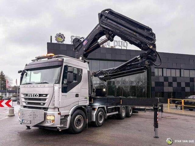 Iveco STRALIS AS320S50Y 8x2 HMF 8520-0K6 FLY JIB Winc - Бордови камион, Камион с кран: снимка 2 Iveco STRALIS AS320S50Y 8x2 HMF 8520-0K6 FLY JIB Winc - Бордови камион, Камион с кран: снимка 2