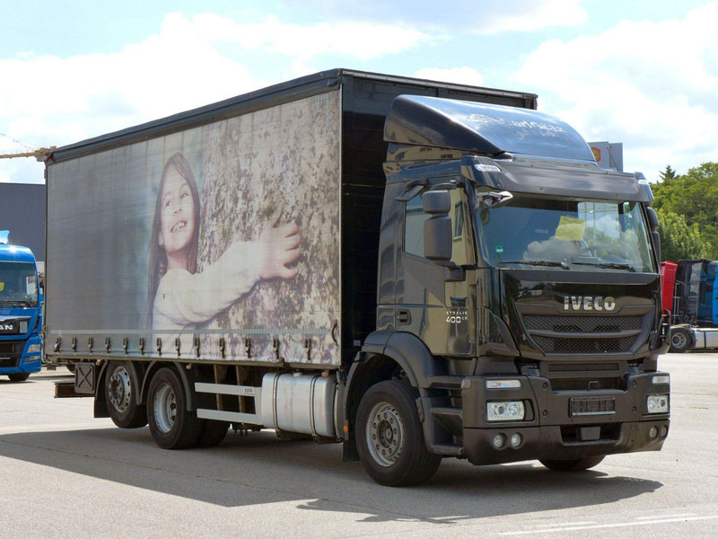 Iveco Stralis 400 TÜV*Euro6*AHK*Lenk/Lift*Klima*Edscha - Камион фургон: снимка 1 Iveco Stralis 400 TÜV*Euro6*AHK*Lenk/Lift*Klima*Edscha - Камион фургон: снимка 1