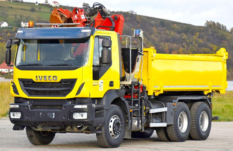 Iveco TRAKKER 360 * Kipper 4,90m* KRAN/FUNK*6x4 - Самосвал камион, Камион с кран: снимка 5 Iveco TRAKKER 360 * Kipper 4,90m* KRAN/FUNK*6x4 - Самосвал камион, Камион с кран: снимка 5