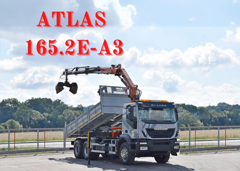 Iveco TRAKKER 410 - Самосвал камион, Камион с кран: снимка 1 Iveco TRAKKER 410 - Самосвал камион, Камион с кран: снимка 1