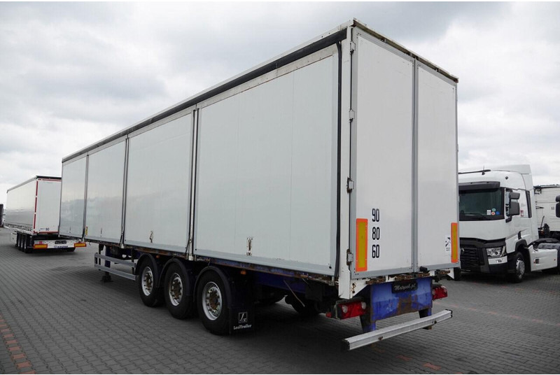 Lecitrailer KONTENER / KOFFER / OTWIERANE BOKI / MOCNA PODŁOGA SZYNA DESKA - Затворена каросерия полуремарке: снимка 5 Lecitrailer KONTENER / KOFFER / OTWIERANE BOKI / MOCNA PODŁOGA SZYNA DESKA - Затворена каросерия полуремарке: снимка 5