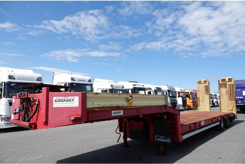 Louault LAWETA NISKOPODWOZIOWA / NAJAZDY HYDRAULICZNE / WCIĄGARKA / 2 OS - Нискорамна площадка полуремарке: снимка 5 Louault LAWETA NISKOPODWOZIOWA / NAJAZDY HYDRAULICZNE / WCIĄGARKA / 2 OS - Нискорамна площадка полуремарке: снимка 5