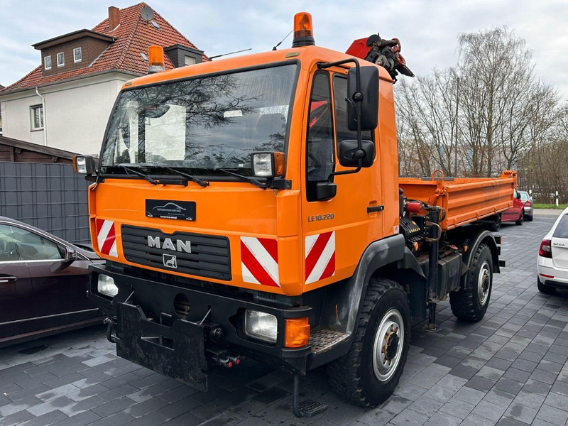MAN LE 10.220 4X4 + Palfinger PK 6001 - Самосвал камион, Камион с кран: снимка 2 MAN LE 10.220 4X4 + Palfinger PK 6001 - Самосвал камион, Камион с кран: снимка 2