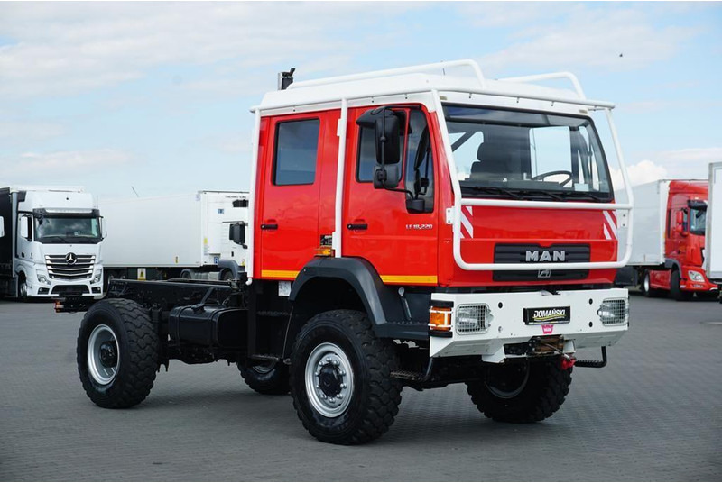 MAN LE 220 / 4 X 4 / DOKA / DO ZABUDOWY / KAMPER - Шаси кабина: снимка 1 MAN LE 220 / 4 X 4 / DOKA / DO ZABUDOWY / KAMPER - Шаси кабина: снимка 1