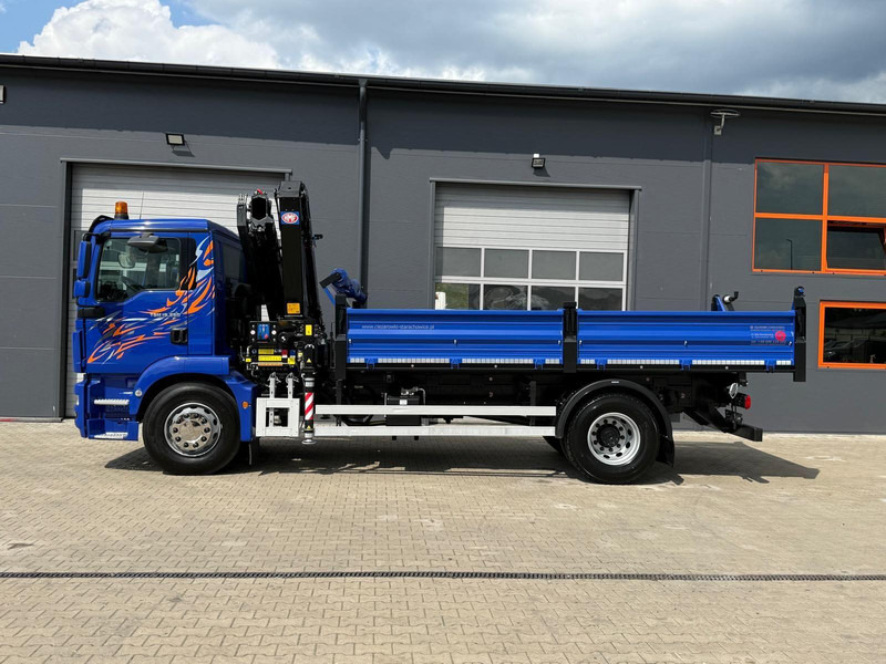 MAN MAN TGM TGL TGS 18.250 // E6 // wywrotka + HDS HMF z pilotem // - Самосвал камион: снимка 5 MAN MAN TGM TGL TGS 18.250 // E6 // wywrotka + HDS HMF z pilotem // - Самосвал камион: снимка 5