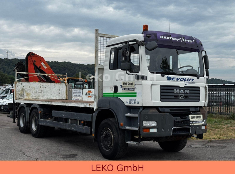 MAN TGA 33.360 - Бордови камион, Камион с кран: снимка 1 MAN TGA 33.360 - Бордови камион, Камион с кран: снимка 1