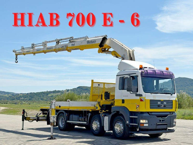 MAN TGA 35.430 * HIAB 700 E - 6 + FUNK* TOPZUSTAND - Бордови камион, Камион с кран: снимка 1 MAN TGA 35.430 * HIAB 700 E - 6 + FUNK* TOPZUSTAND - Бордови камион, Камион с кран: снимка 1