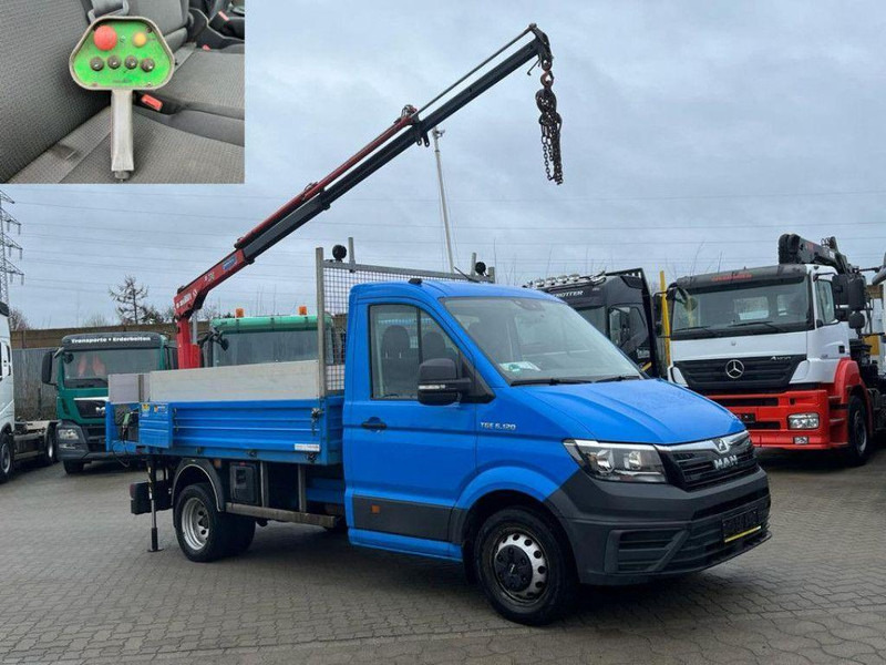 MAN TGE 6.120 Flatbed + Crane Maxilift ML 270 L.3H - Бордови камион, Камион с кран: снимка 4 MAN TGE 6.120 Flatbed + Crane Maxilift ML 270 L.3H - Бордови камион, Камион с кран: снимка 4