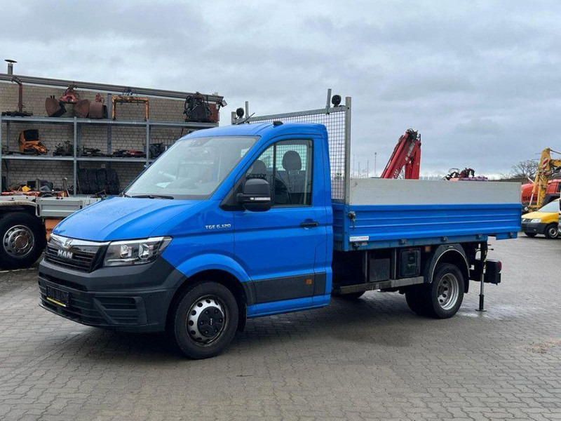 MAN TGE 6.120 Flatbed + Crane Maxilift ML 270 L.3H - Бордови камион, Камион с кран: снимка 1 MAN TGE 6.120 Flatbed + Crane Maxilift ML 270 L.3H - Бордови камион, Камион с кран: снимка 1