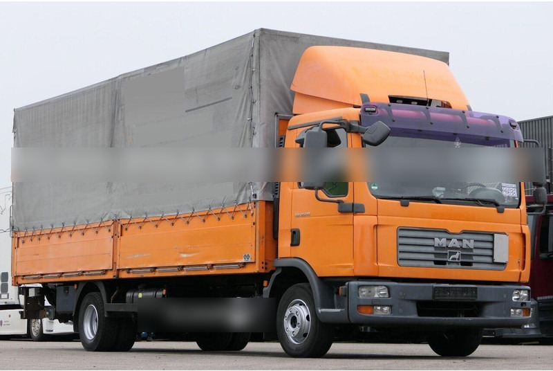 MAN TGL 12.210 - Tilt truck - Камион с брезент: снимка 2 MAN TGL 12.210 - Tilt truck - Камион с брезент: снимка 2