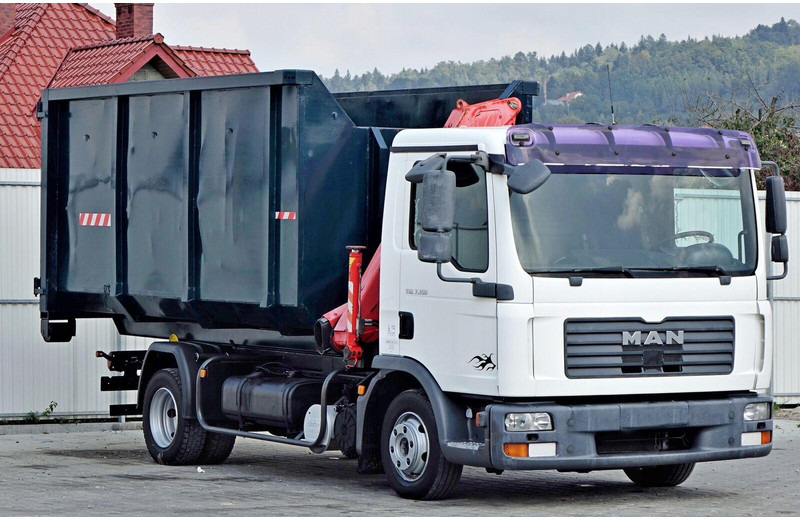 MAN TGL 7.150 + FASSI F60 * TOPZUSTAND - Самосвал камион, Камион с кран: снимка 3 MAN TGL 7.150 + FASSI F60 * TOPZUSTAND - Самосвал камион, Камион с кран: снимка 3