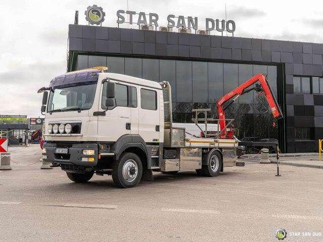 MAN TGM 13.290 4x4 BI FASSI F40B22 Crane Camper - Бордови камион, Камион с кран: снимка 1 MAN TGM 13.290 4x4 BI FASSI F40B22 Crane Camper - Бордови камион, Камион с кран: снимка 1