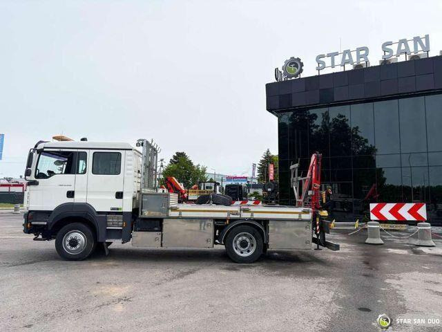 Бордови камион, Камион с кран MAN TGM 13.290 4x4 FASSI F40B22 Crane Camper DOKA: снимка 6