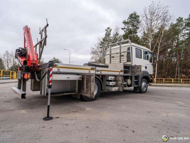 Бордови камион, Камион с кран MAN TGM 13.290 4x4 FASSI F40B22 Crane Camper DOKA: снимка 11