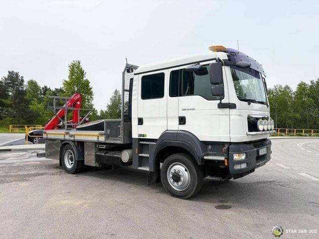 MAN TGM 13.290 4x4 FASSI F40B22 Crane Camper DOKA - Бордови камион, Камион с кран: снимка 3 MAN TGM 13.290 4x4 FASSI F40B22 Crane Camper DOKA - Бордови камион, Камион с кран: снимка 3