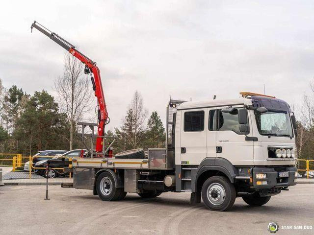 Бордови камион, Камион с кран MAN TGM 13.290 4x4 FASSI F40B22 Crane Camper DOKA: снимка 7